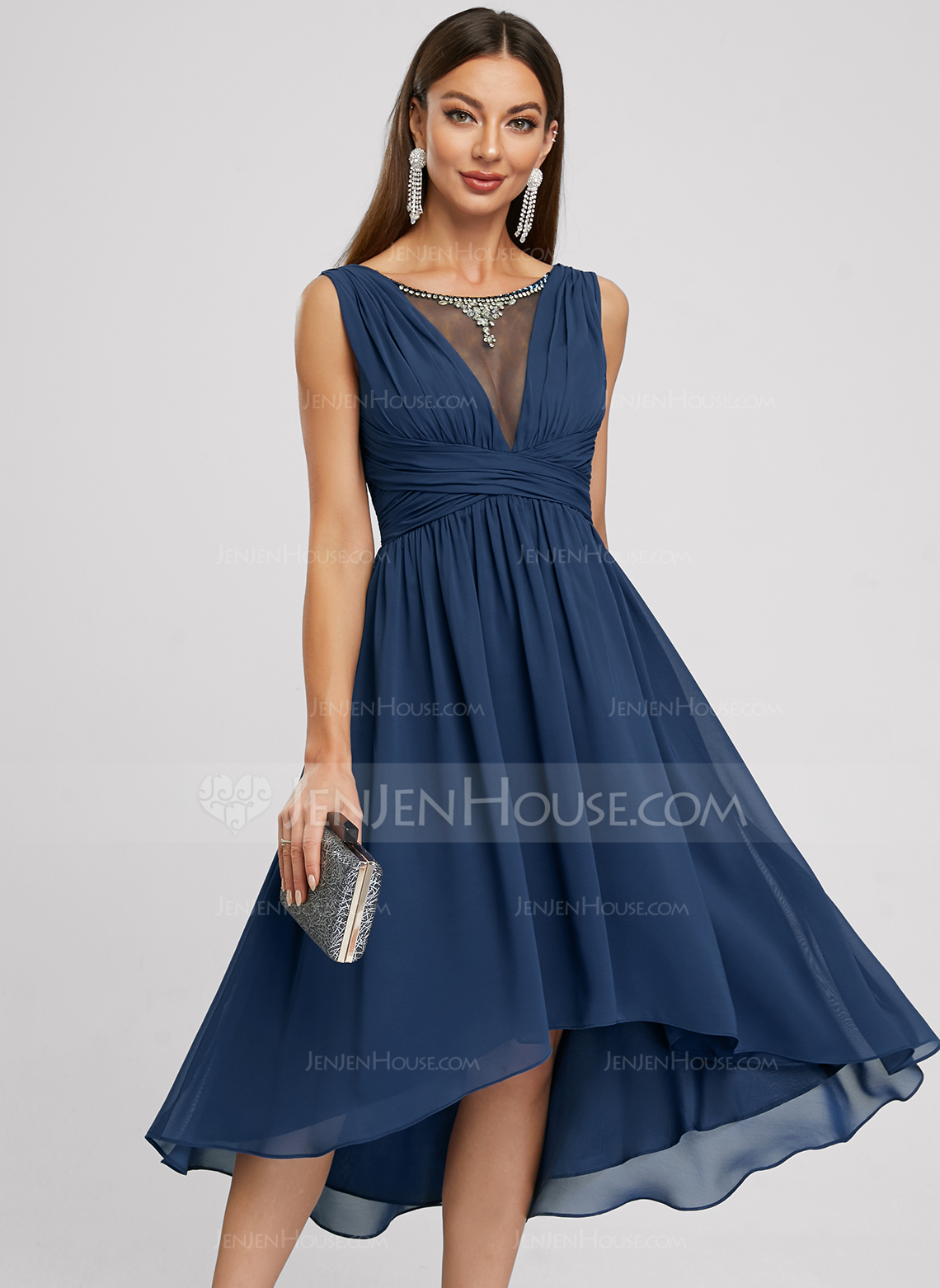 Chiffon Midi Dress