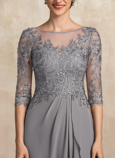 A-line Sequins Lace Dress