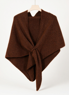 Wool Blends Knit Soft Solid Color Casual Wrap Shawl 