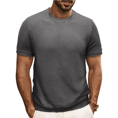 T-shirts pour hommes style classique pour des hommes moderne polyester col ras du cou t-shirts à manches courtes 