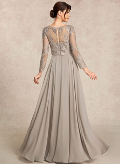 Robe trapèze avec paillettes en dentelle