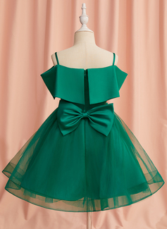 A-line Bow Tulle Dress