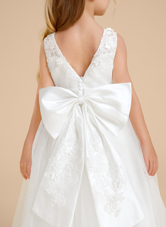 Kjole A-line kjole i Tyll med Sløyfe