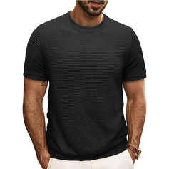 T-shirts pour hommes style classique pour des hommes moderne polyester col ras du cou t-shirts à manches courtes 