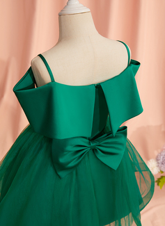 A-line Bow Tulle Dress