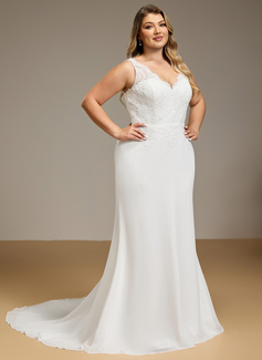 Robe sirène en dentelle