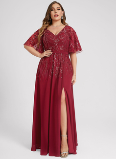 Kjole Maxi i Chiffon