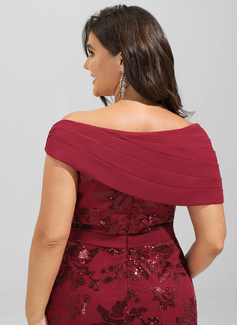 Kjole Maxi i Paljett med Plissert