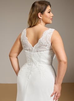 Robe sirène en dentelle