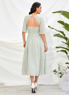 Chiffon Midi Dress