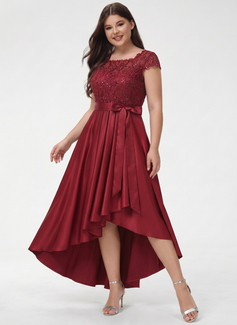 Bow Satin Midi Dress