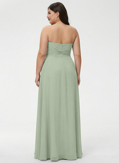A-line Off the Shoulder Ruffle Chiffon Dress