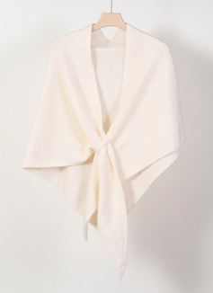 Wool Blends Knit Soft Solid Color Casual Wrap Shawl 