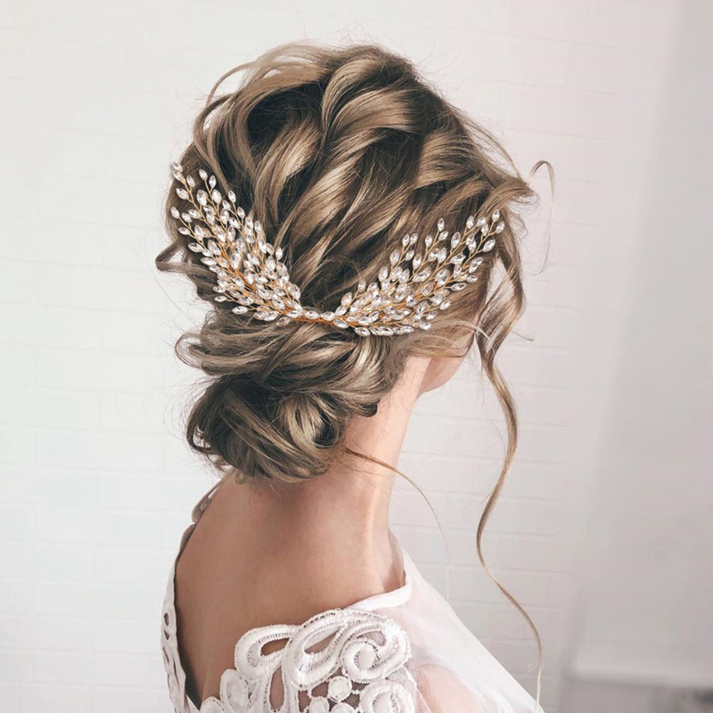 Rhinestone Hair Combs Hair Accessories Wedding Headpieces 