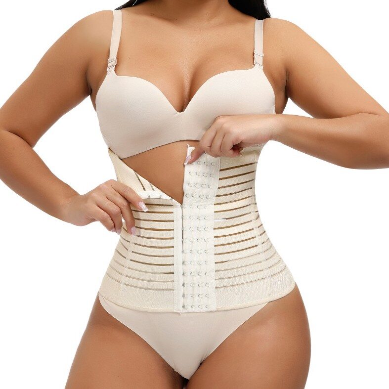 Women's Underbust Girdle Waist Trainer Corsets Hourglass Body Shaper