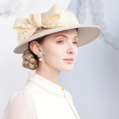 Women's Wide Brim Bow Kentucky Derby Church Hats