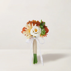 Artificial Wedding Flowers Nosegay Silk Flower Roses Bridesmaid Bouquets