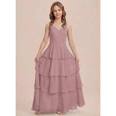 Jurk gala-japon/prinses van de chiffon