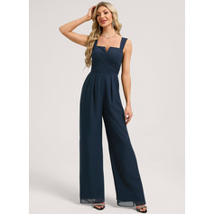 Haalarit square lattiaa hipova pituus sifonki morsiusneitojen mekko (007424861)