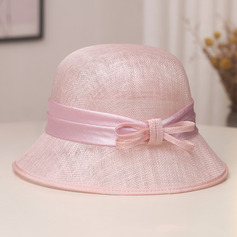 Women's Elegant Bow Sinamay Tea Party Cloche Hats