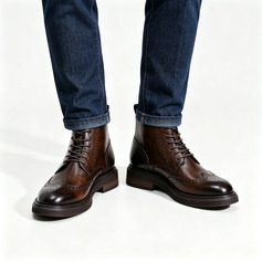 Hombre zapatos de vestir botas de hombre casual piel zapatos