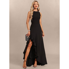 Kleid Maxi aus Stretch-Crêpe