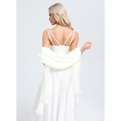 Sanft Braut Brautjungfer Kunstkaschmir Hochzeit Schals mit Quaste (013290262)