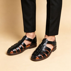 Herren Lässige Schuhe Fischersandalen Lässige Kleidung Täglich Microfaser-Leder Schuhe 