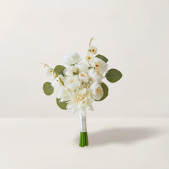 Sztuczny Bukiety ślubne Dowolna forma Kwiat jedwabiu Piwonie Druhny Bukiety