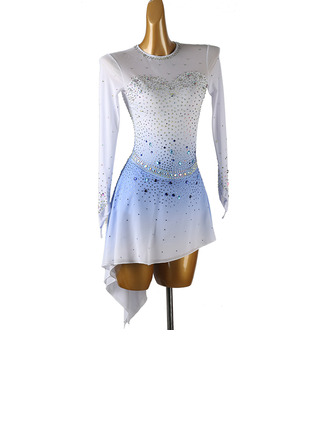 Women's Figure Skating Dresses Rhinestone Competition Dress