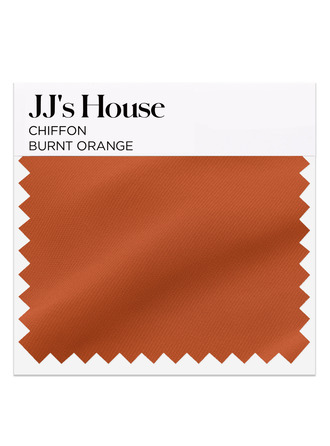 Burnt Orange Chiffon Swatch