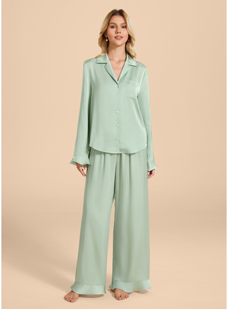 Conjunto de pijama de satén mate