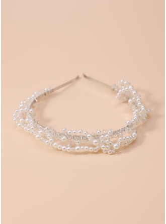 Crystal perlas niña de las flores tocados 