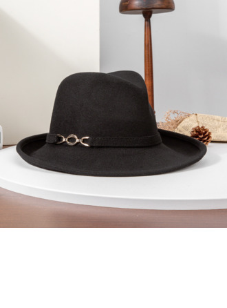 Krempe umklappen Winter Schnalle Wollen Hochzeit Fedorahut 