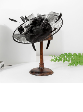 Dla kobiet Handmade Zdobiony koralikami Poliester Kentucky Derby Fascynatorzy Z Opaska na głowę