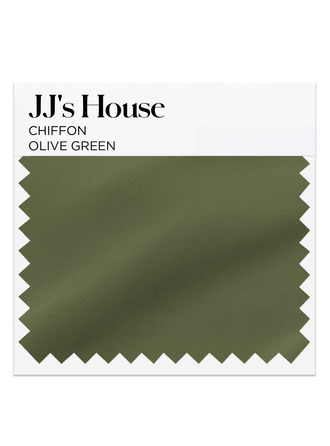 Olive Green Chiffon Swatch