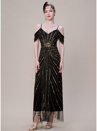 Crystal-Encrusted 1920s Flapper Dresses