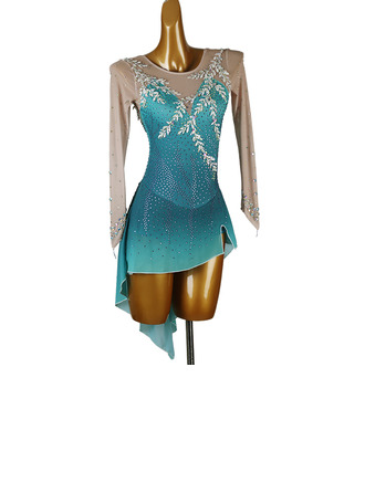 Women's Figure Skating Dresses Rhinestone Competition Dress