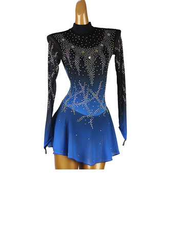 Women's Figure Skating Dresses Rhinestone Competition Dress