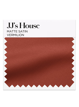 Vermilion Matte Satin Swatch 