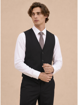Misto lana gilet da uomo