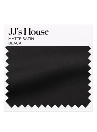 Black Matte Satin Swatch 
