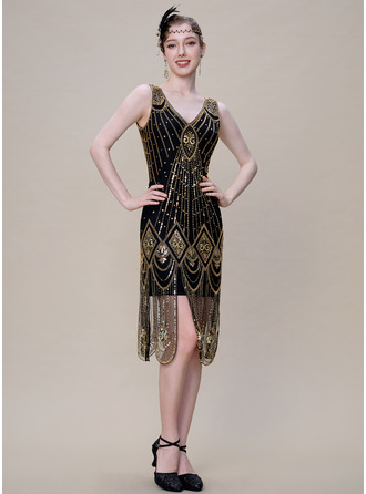 Petal hem 1920s Flapper Dresses