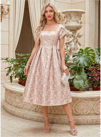 Jacquard Midi Dress