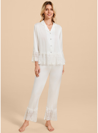 Set pigiama in raso opaco