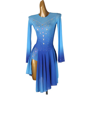 Women's Figure Skating Dresses Rhinestone Competition Dress