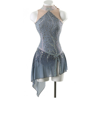 Women's Figure Skating Dresses Rhinestone Competition Dress