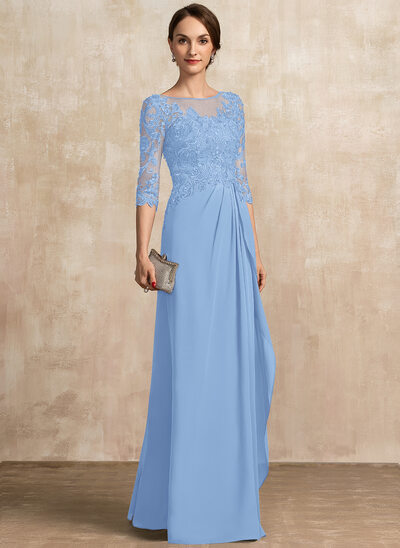 A-line Sequins Lace Dress