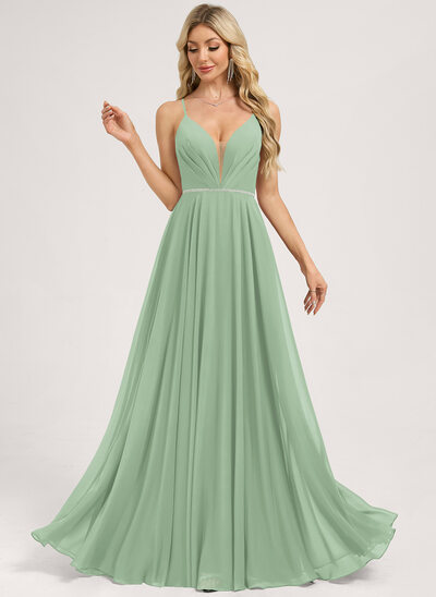 A-line Chiffon Dress