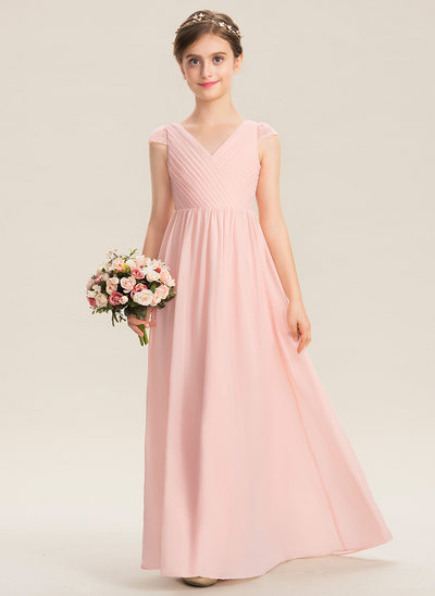 Brown Junior Bridesmaid Dress